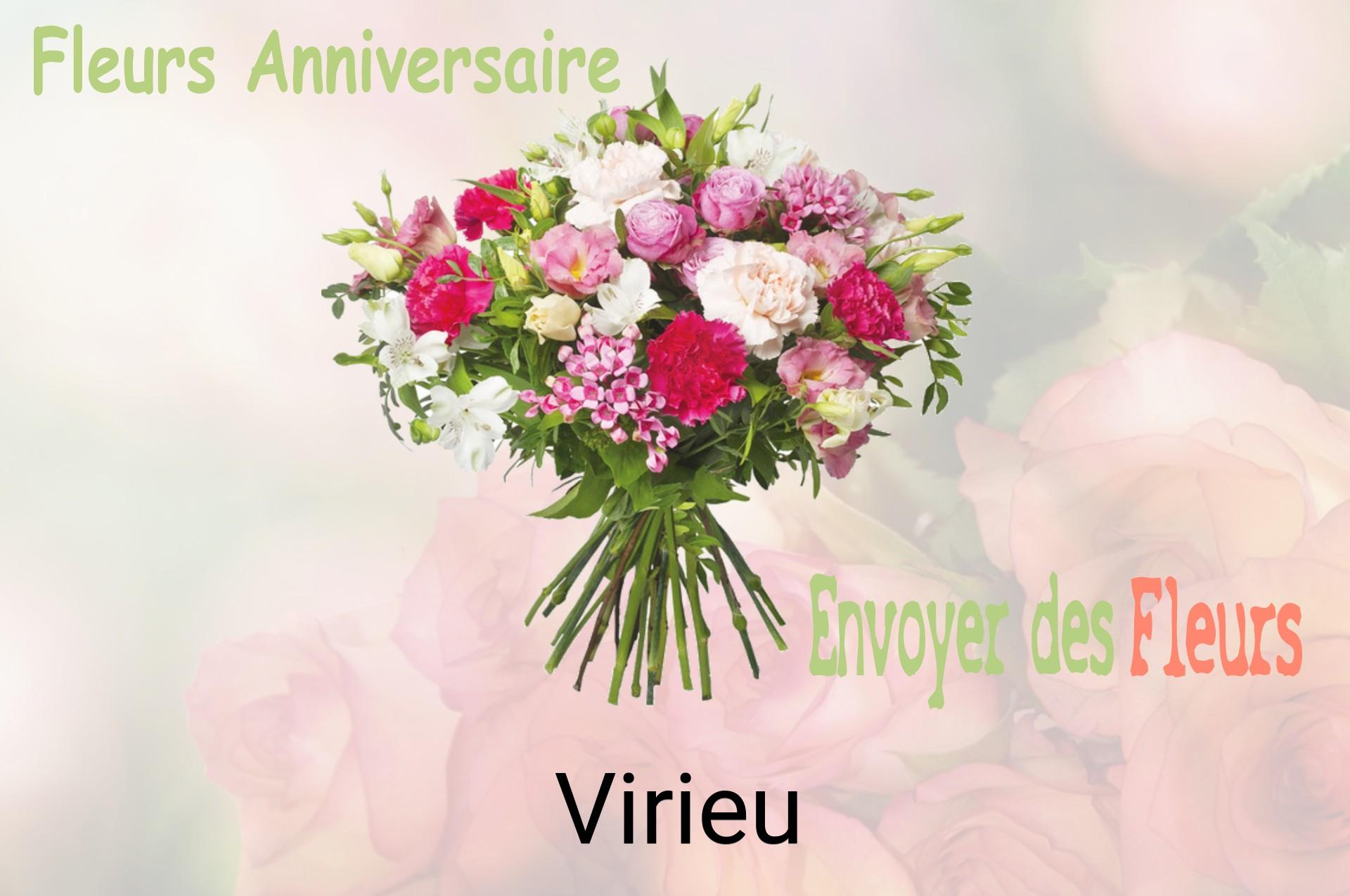 Bouquet de fleurs d’anniversaire livré à Virieu