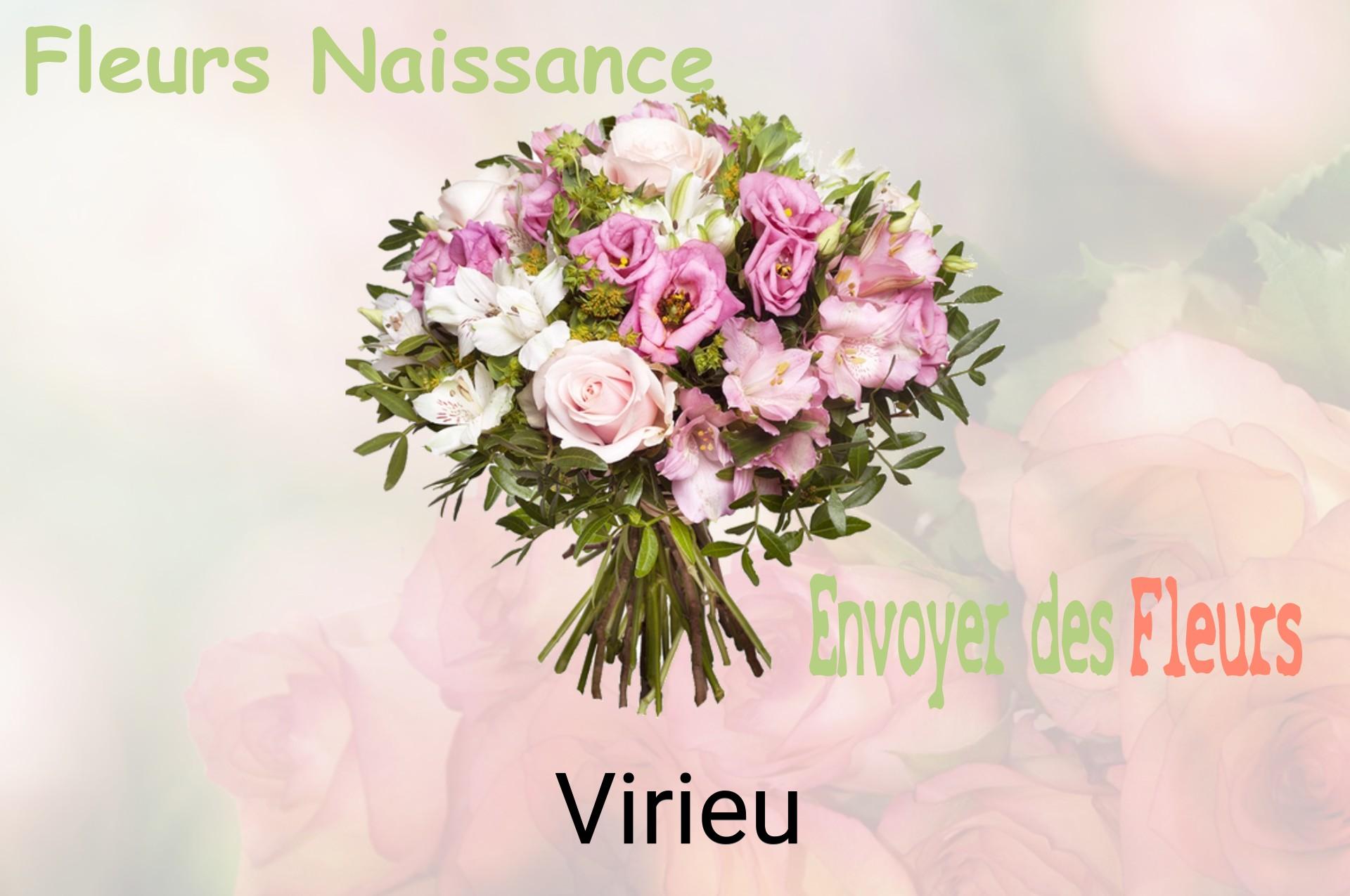 Bouquet de fleurs de naissance livré à Virieu